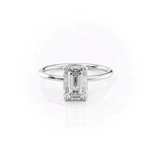 The Crown Kamellie Set With A 2 Carat Emerald Lab Diamond