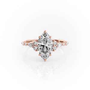 The Kristen Set With A 1 Carat Marquise Lab Diamond