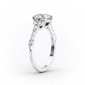 The Kristen Set With A 1 Carat Marquise Lab Diamond