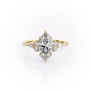 The Kristen Set With A 1 Carat Marquise Lab Diamond