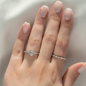 The Kristen Set With A 3 Carat Oval Lab Diamond