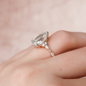 The Kristen Set With A 1 Carat Pear Lab Diamond