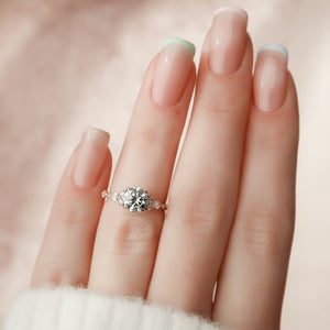 The Kristen Set With A 2 Carat Round Lab Diamond