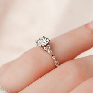 The Kristen Set With A 2 Carat Round Lab Diamond