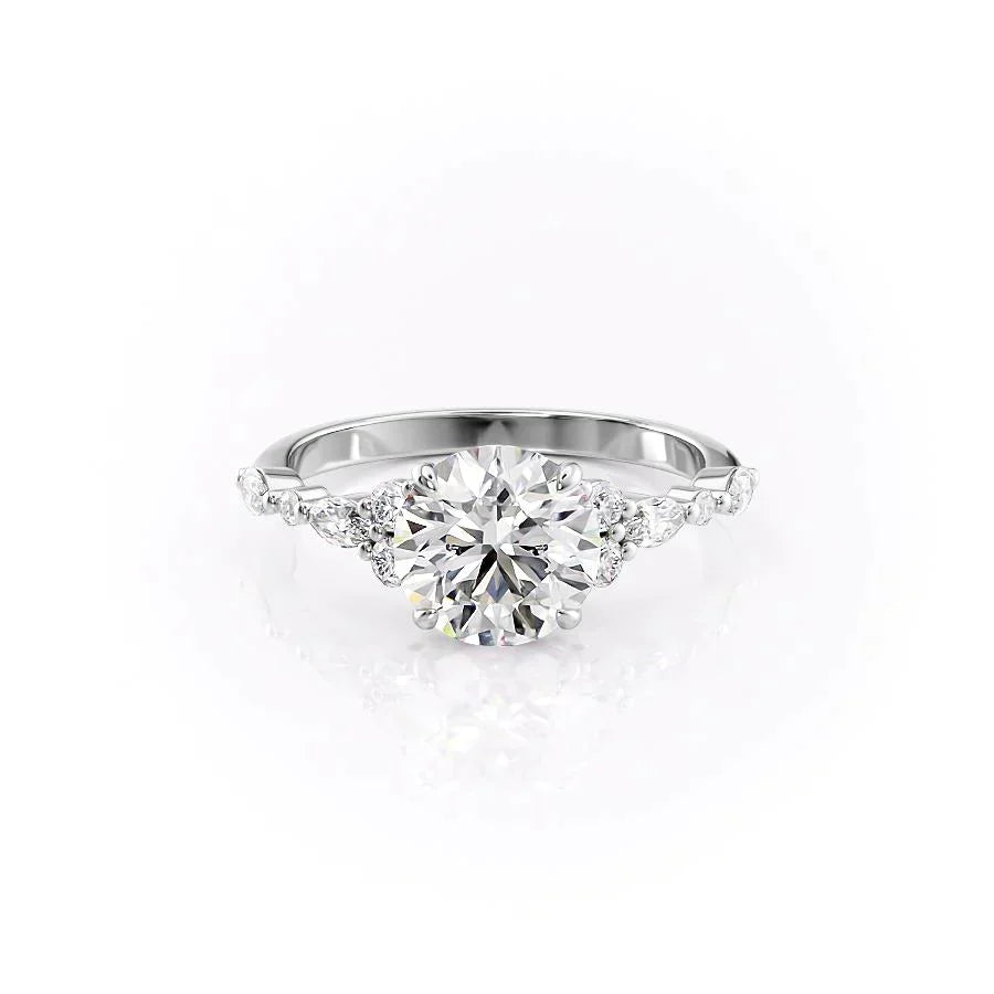The Kristen Set With A 1 Carat Round Lab Diamond