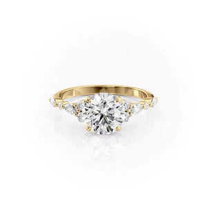 The Kristen Set With A 2 Carat Round Lab Diamond