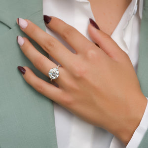 The Kristen Set With A 1 Carat Round Lab Diamond