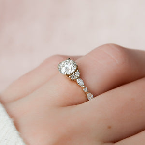 The Kristen Set With A 1 Carat Round Lab Diamond