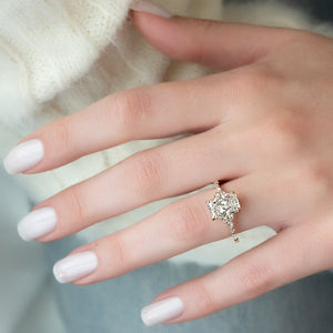 The Kristen Set With A Radiant Lab Diamond