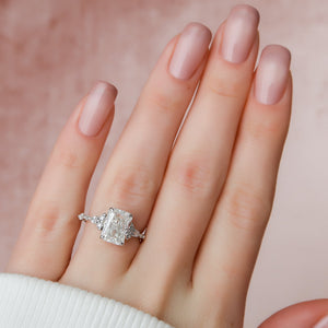 The Kristen Set With A Radiant Lab Diamond