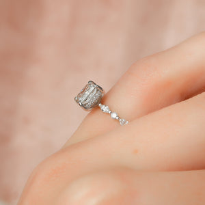 The Lindsey Set With A Princess Lab Diamond