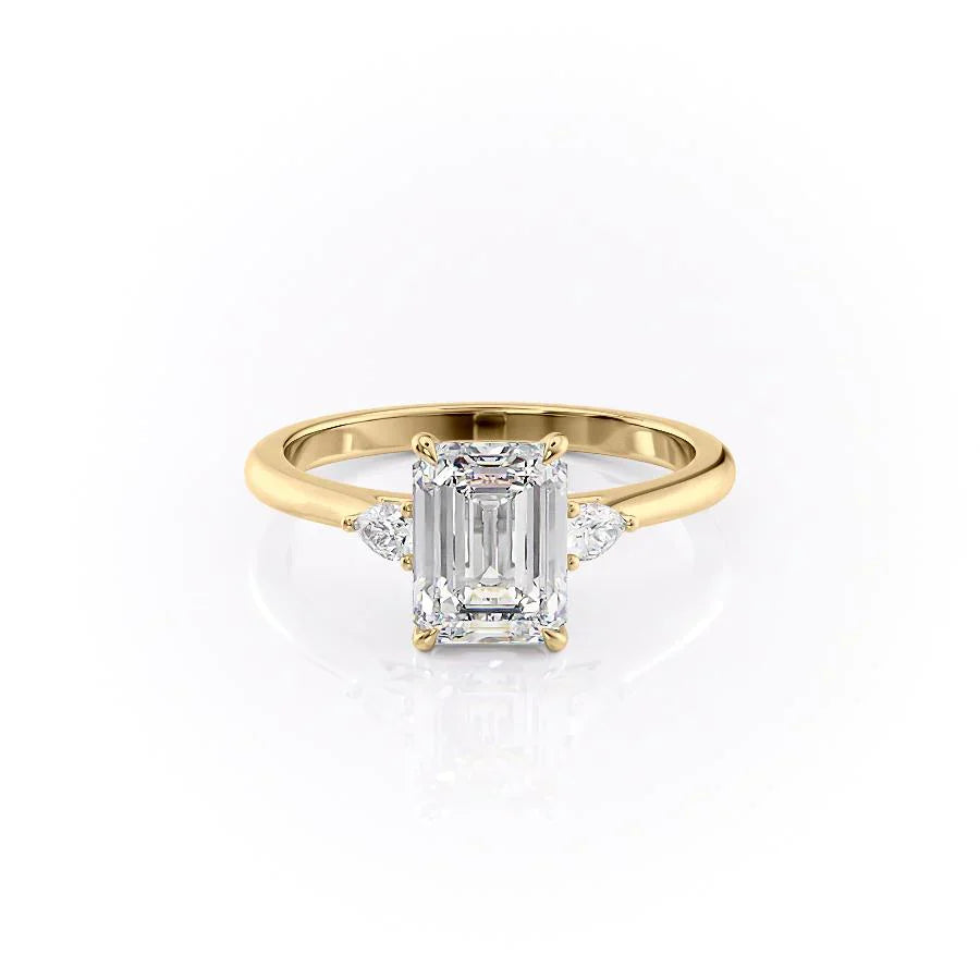 The Pears Liv Set With A 2 Carat Emerald Lab Diamond