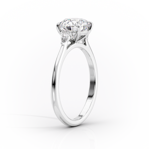 The Pears Liv Set With A 2 Carat Marquise Moissanite