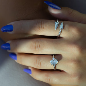 The Pears Liv Set With A 2 Carat Oval Moissanite
