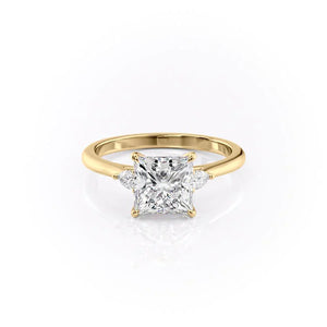 The Pears Liv Set With A 1.5 Carat Princess Lab Diamond