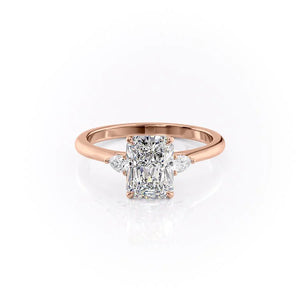 The Pears Liv Set With A 4 Carat Radiant Moissanite