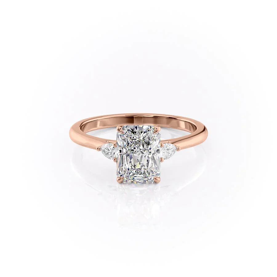 The Pears Liv Set With A 1 Carat Radiant Moissanite
