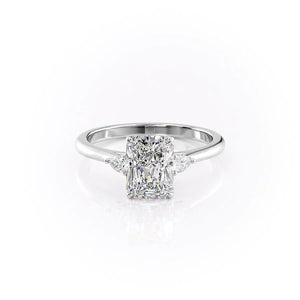 The Pears Liv Set With A 3 Carat Radiant Moissanite