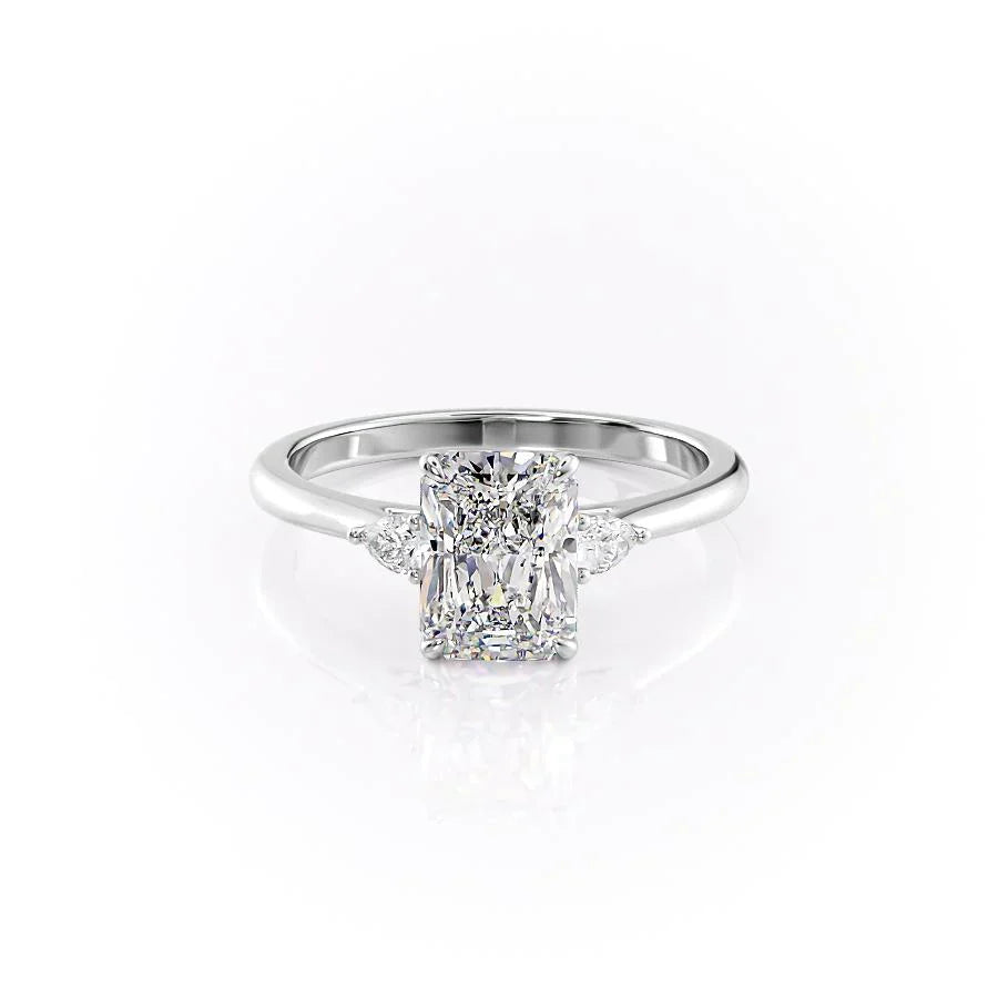 The Pears Liv Set With A 4 Carat Radiant Moissanite