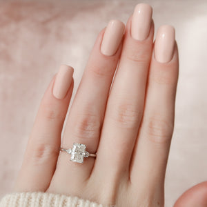 The Pears Liv Set With A 2 Carat Radiant Lab Diamond