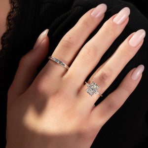 The Pears Liv Set With A 2 Carat Radiant Lab Diamond