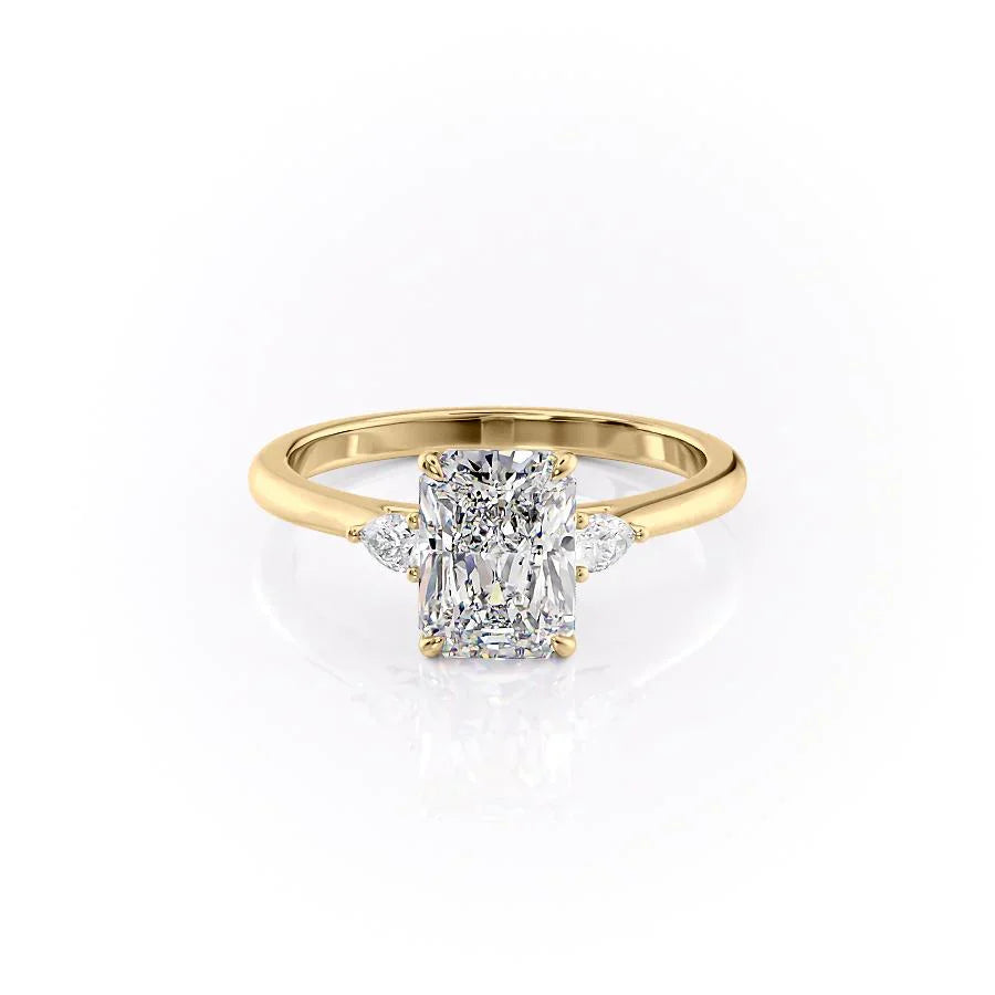 The Pears Liv Set With A 4 Carat Radiant Moissanite
