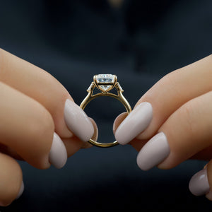 The Pears Liv Set With A 1 Carat Radiant Moissanite