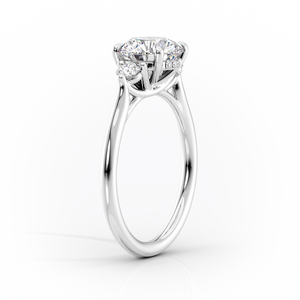 The Lia Set With A 2 Carat Marquise Lab Diamond