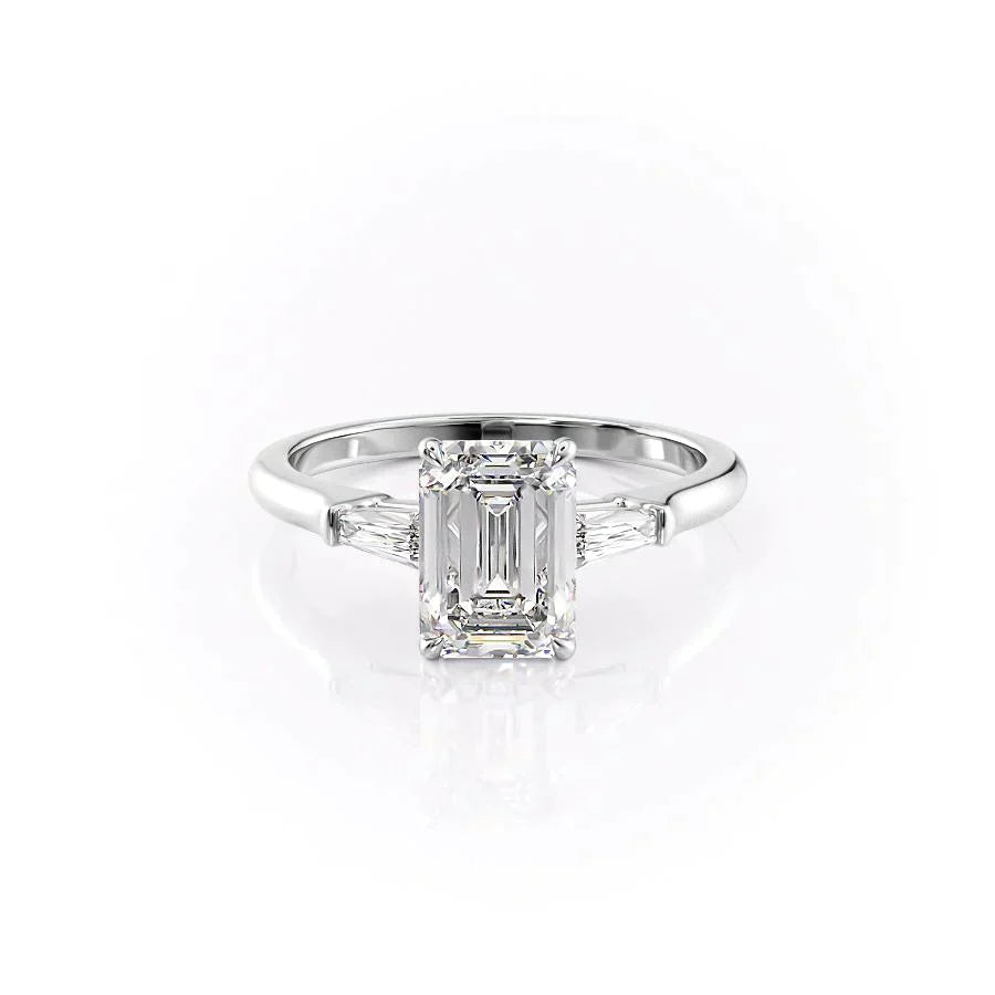 The Liv Set With A 1.5 Carat Emerald Lab Diamond