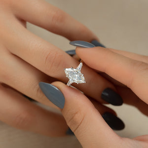 The Liv Set With A Marquise Lab Diamond