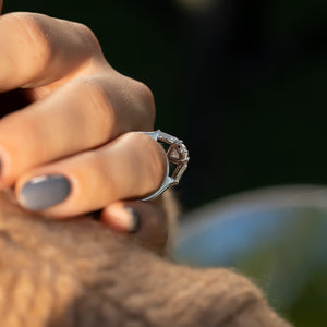 The Liv Set With A 2.5 Carat Oval Lab Diamond