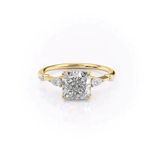 The Naomi Set With A 1 Carat Cushion Lab Diamond