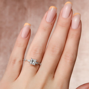 The Naomi Set With A Princess Lab Diamond