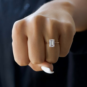 The Maia Set With A 1 Carat Emerald Lab Diamond