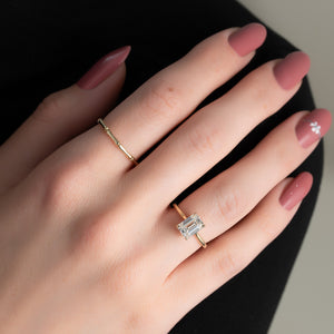 The Maia Set With A 2 Carat Emerald Lab Diamond