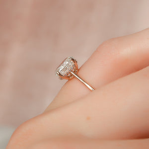 The Maia Set With A 2 Carat Oval Lab Diamond