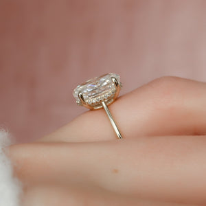 The Maia Set With A 2 Carat Oval Lab Diamond