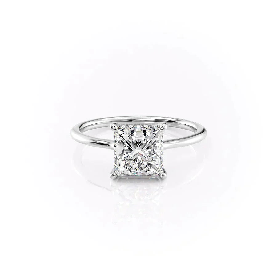 The Maia Set With A 1 Carat Princess Moissanite