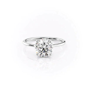 The Maia Set With A 2 Carat Round Lab Diamond