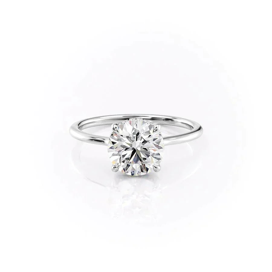 The Maia Set With A 1 Carat Round Lab Diamond