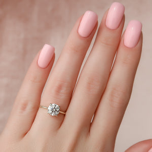 The Maia Set With A 1 Carat Round Lab Diamond