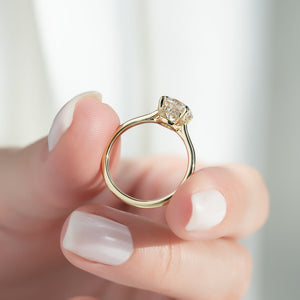The Maia Set With A 1 Carat Round Lab Diamond