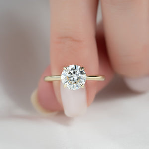 The Maia Set With A 1 Carat Round Lab Diamond