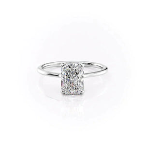 The Maia Set With A 4 Carat Radiant Moissanite