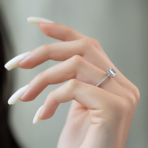 The Pave Maia Set With A 1.5 Carat Emerald Lab Diamond