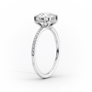 The Mandy Set With A 2 Carat Marquise Lab Diamond