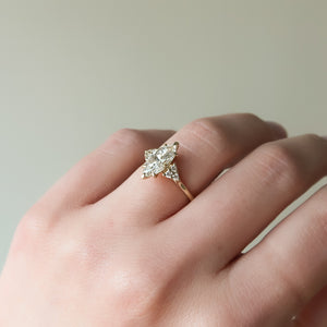 The Scarlett Set With A 2 Carat Marquise Lab Diamond