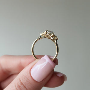 The Scarlett Set With A 2 Carat Oval Lab Diamond