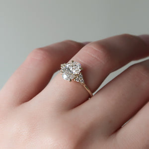 The Scarlett Set With A Oval Lab Diamond