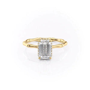 The Eve Set With A 2.5 Carat Emerald Lab Diamond